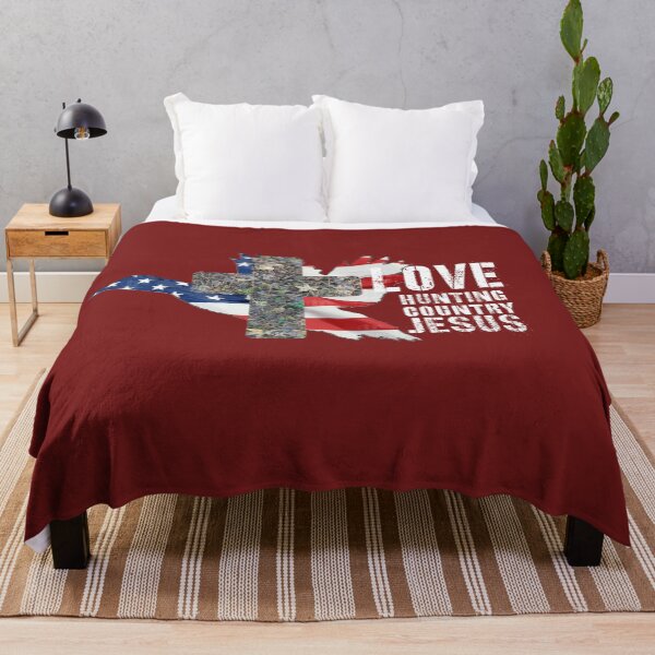 Item preview, LifeCrush Patriotic Duck Hunting Camo Cross Design designed and sold by LifeCrush.