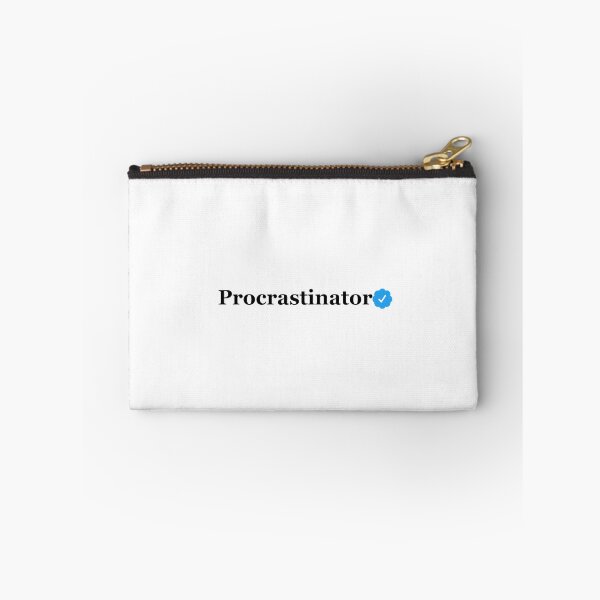 Item preview, verified procrastinator designed and sold by stickerplaza.