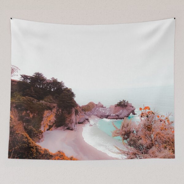 Item preview, waterfall at the beach at Mcway Falls, Big Sur, Highway 1, California, USA designed and sold by Mrvell.