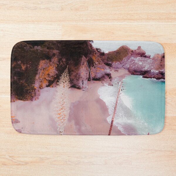 Item preview, waterfall and beach view at Mcway Falls, Big Sur, Highway 1, California, USA designed and sold by Mrvell.