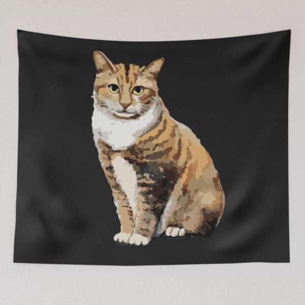 Item preview, The cat waiting for its treat. designed and sold by Karine Dupras.