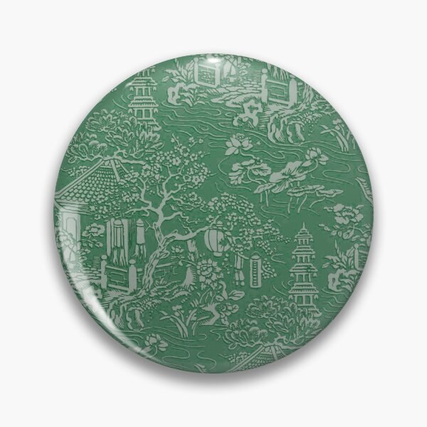 Item preview, Lewis Foreman Day Green Pagoda Pattern designed and sold by thomasjgaulton.