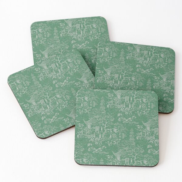 Item preview, Lewis Foreman Day Green Pagoda Pattern designed and sold by thomasjgaulton.