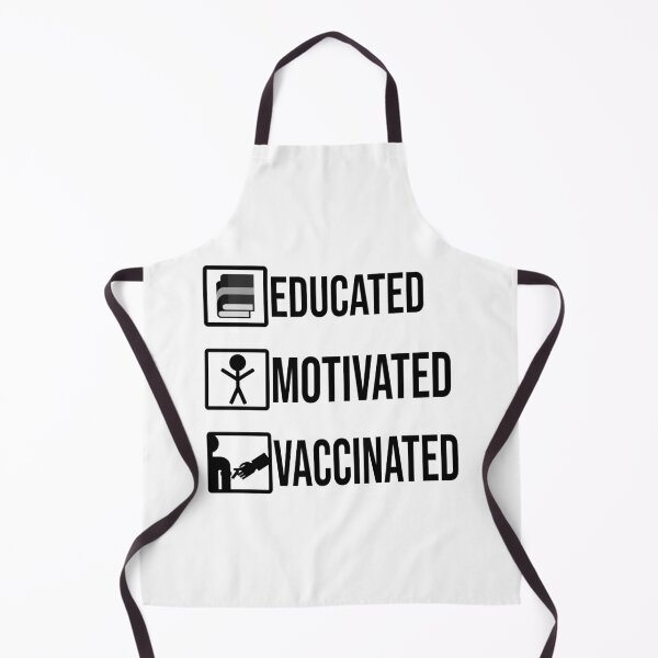 Item preview, Educated Motivated Vaccinated,vaccinated you can hug me now designed and sold by kmario.