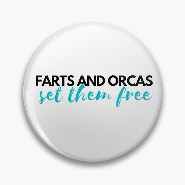 Item preview, farts and orcas set them free designed and sold by JocelynCrafts.