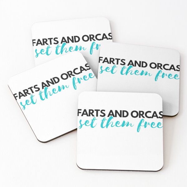 Item preview, farts and orcas set them free designed and sold by JocelynCrafts.