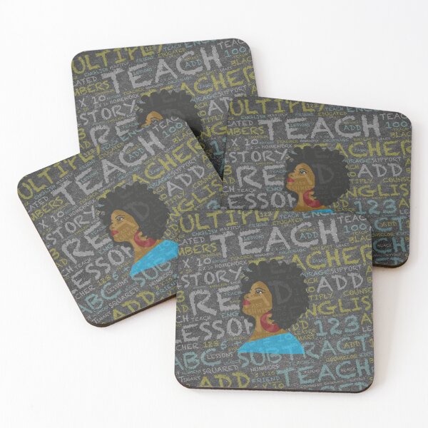 Item preview, African American Teacher or Educator Afro Art designed and sold by blackartmatters.