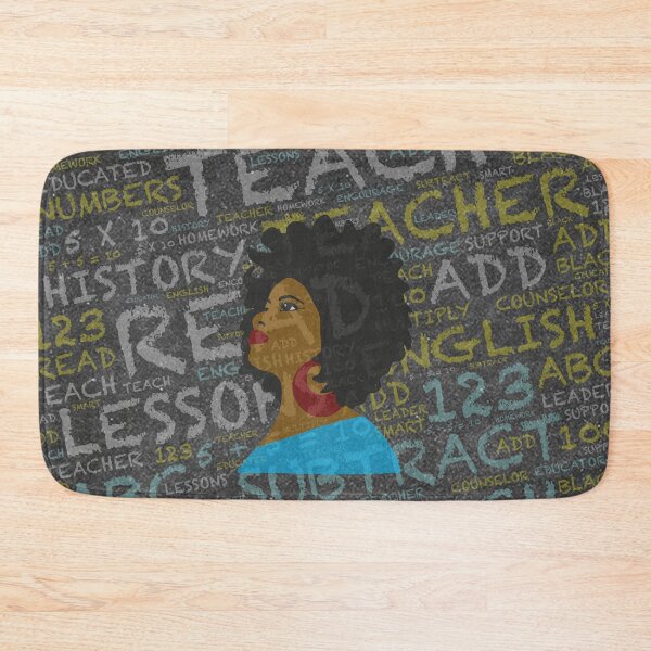 Item preview, African American Teacher or Educator Afro Art designed and sold by blackartmatters.