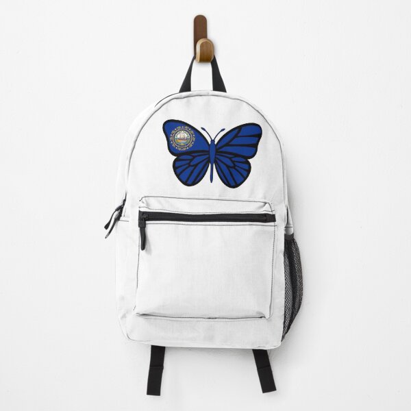 Item preview, State of New Hampshire Flag Butterfly designed and sold by Gsallicat.