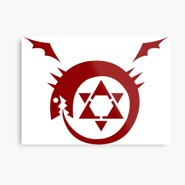 Full Metal Alchemist - Ouroborus Metal Print