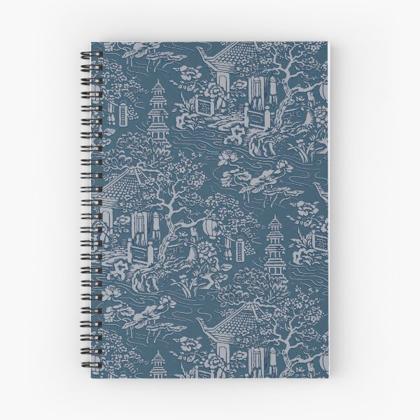 Item preview, Lewis Foreman Day Indigo Pagoda Pattern designed and sold by thomasjgaulton.