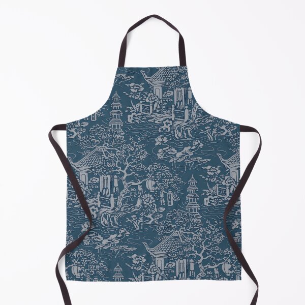 Item preview, Lewis Foreman Day Indigo Pagoda Pattern designed and sold by thomasjgaulton.