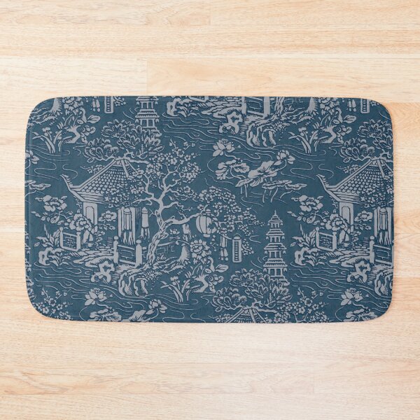 Item preview, Lewis Foreman Day Indigo Pagoda Pattern designed and sold by thomasjgaulton.