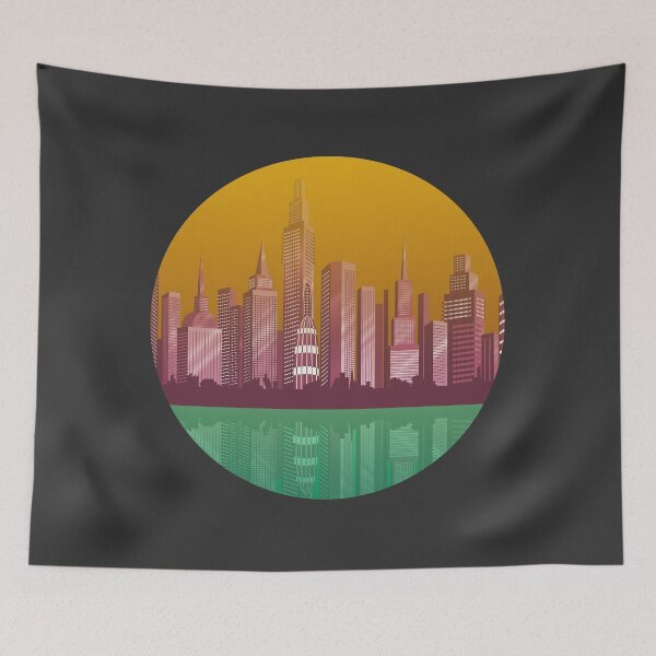 Item preview, Synthwave City designed and sold by dominic0925.