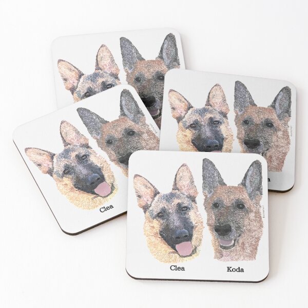 Item preview, German Shepherds designed and sold by buzzcutart.