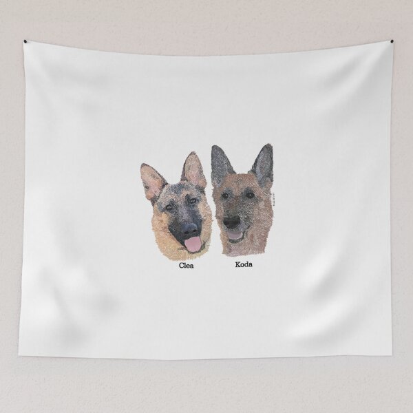 Item preview, German Shepherds designed and sold by buzzcutart.