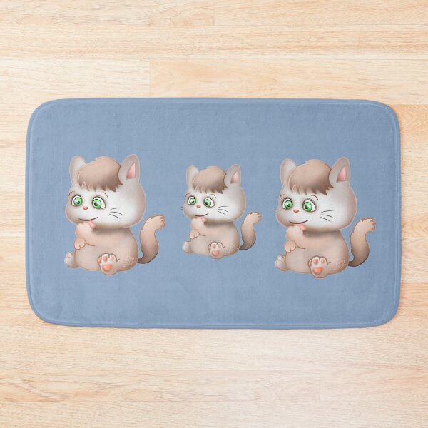 Item preview, Kitty Cat Busy Schedule (blue) designed and sold by RitaLaiArt.