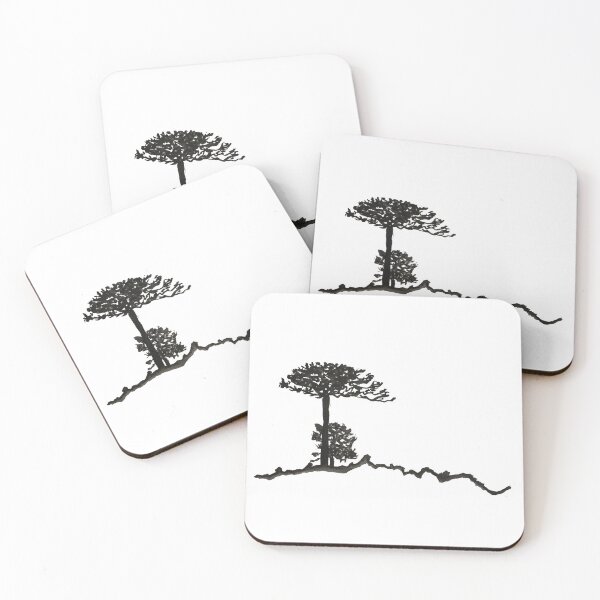 Item preview, Chilean Araucaria in watercolor designed and sold by Daniela Ponzini Montes.