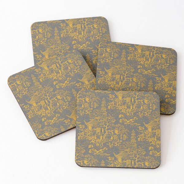 Item preview, Lewis Foreman Day Mustard Pagoda Pattern designed and sold by thomasjgaulton.