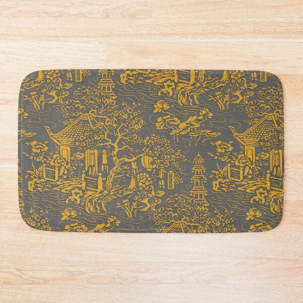 Item preview, Lewis Foreman Day Mustard Pagoda Pattern designed and sold by thomasjgaulton.
