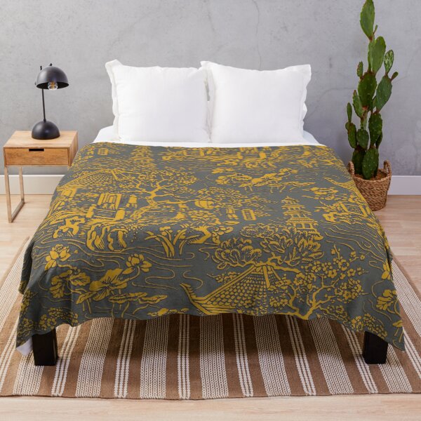 Item preview, Lewis Foreman Day Mustard Pagoda Pattern designed and sold by thomasjgaulton.