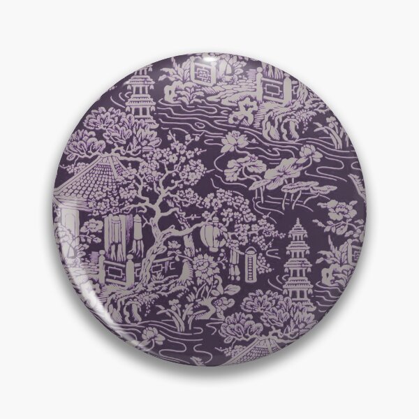 Item preview, Lewis Foreman Day Plum Pagoda Pattern designed and sold by thomasjgaulton.
