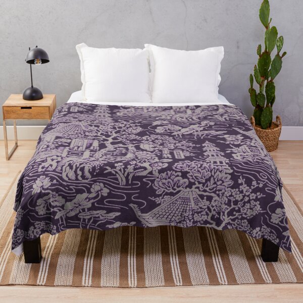 Item preview, Lewis Foreman Day Plum Pagoda Pattern designed and sold by thomasjgaulton.