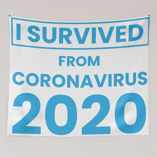 Item preview, I survived from coronavirus 2020 designed and sold by s-arta.