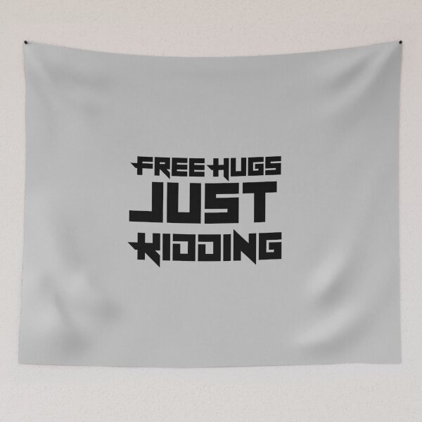 Item preview, Abrazos gratis Just Kidding Gray designed and sold by DamaliePierre.