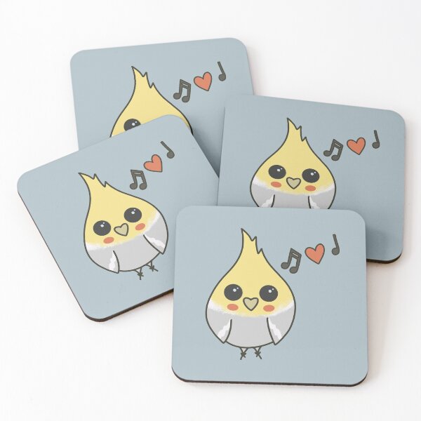 Item preview, Cute Things For Valentines Day Girlfriend | Chibi Cockatiel Pattern  designed and sold by ADHDTurtle.