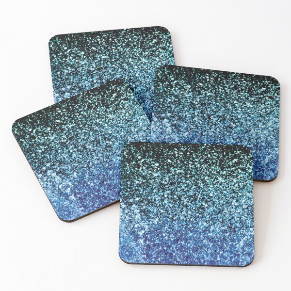 Item preview, Water fountain droplets in blue and teal designed and sold by Rennie Palmer.