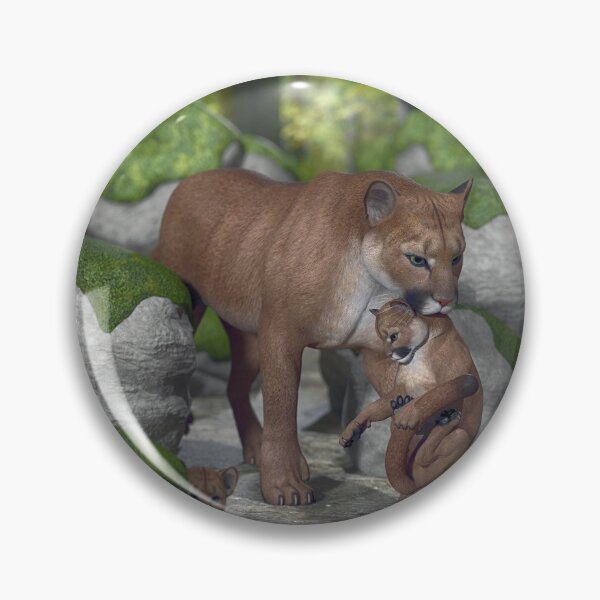 Item preview, Cougar With Cub designed and sold by Mythos57.