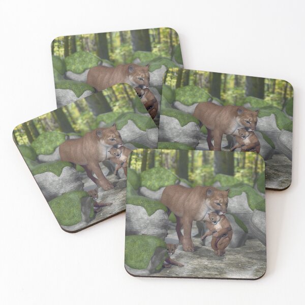 Item preview, Cougar With Cub designed and sold by Mythos57.