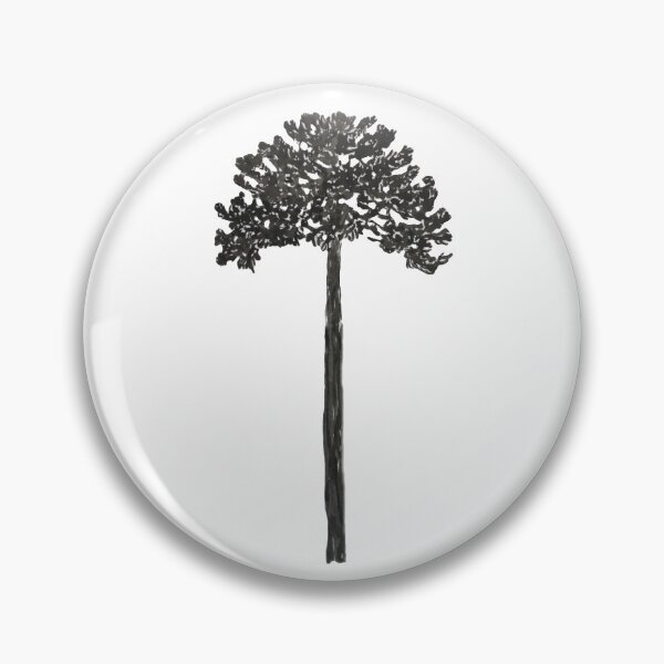 Item preview, Araucaria chilena pehuen in watercolor designed and sold by Daniela Ponzini Montes.