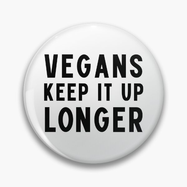 Item preview, Vegans Keep It Up Longer, Vegan Valentine Humor designed and sold by WhimsicaliTee.
