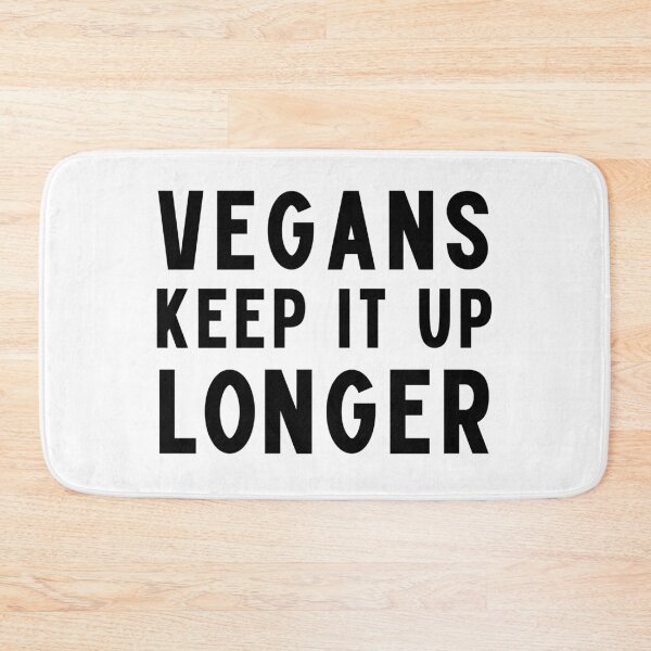 Item preview, Vegans Keep It Up Longer, Vegan Valentine Humor designed and sold by WhimsicaliTee.