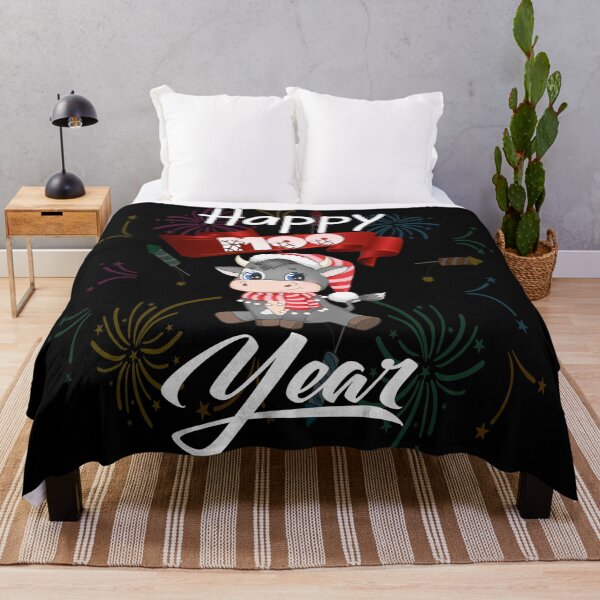Item preview, Cute Happy New Year Cows (Happy Moo Year) (Cute New Years Fireworks) designed and sold by Harold Guillory.