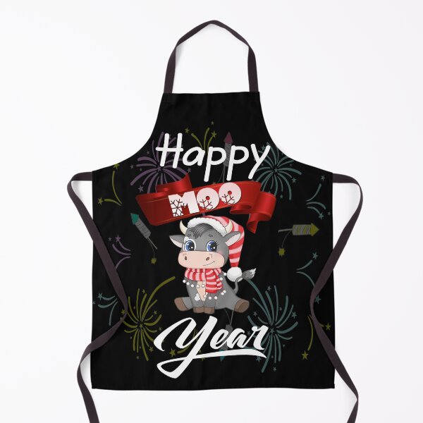 Item preview, Cute Happy New Year Cows (Happy Moo Year) (Cute New Years Fireworks) designed and sold by Harold Guillory.