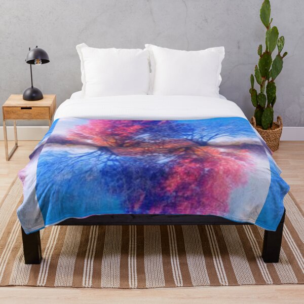 Item preview, Red and Blue Trees designed and sold by DevynStone.