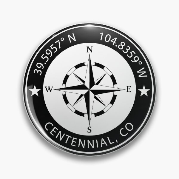 Item preview, Centennial, Colorado Geographical Coordinates designed and sold by TeeOhGraphics.