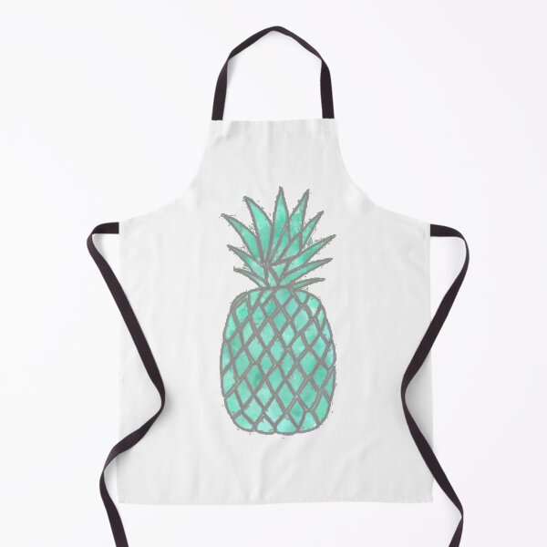 Item preview, Teal Turquoise Watercolor Pineapple designed and sold by hanstrickland99.