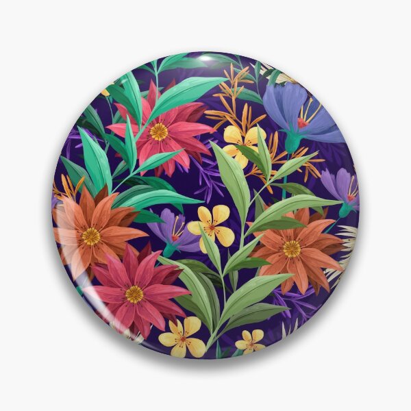 Item preview, CLASSIC SEAMLESS PURPLE FLORAL designed and sold by SECRET STORE.