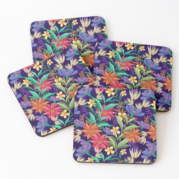 Item preview, CLASSIC SEAMLESS PURPLE FLORAL designed and sold by SECRET STORE.