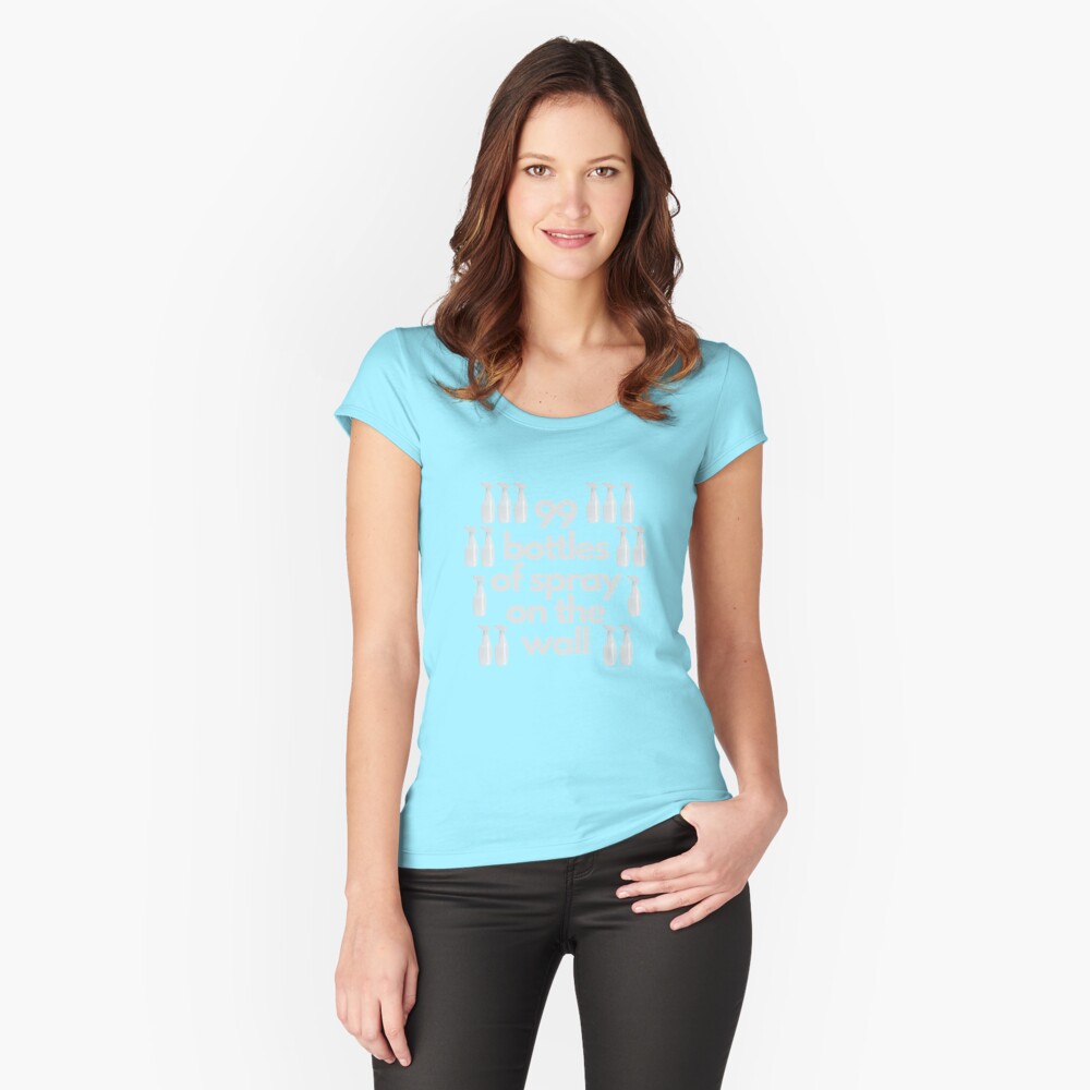 Item preview, Fitted Scoop T-Shirt designed and sold by SavvyCleaner.