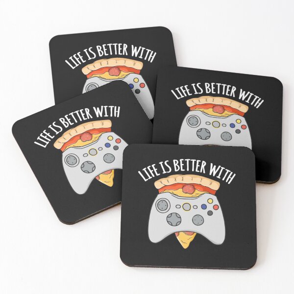 Item preview, Life Is Better With Pizza And Gaming  designed and sold by SammieCain.