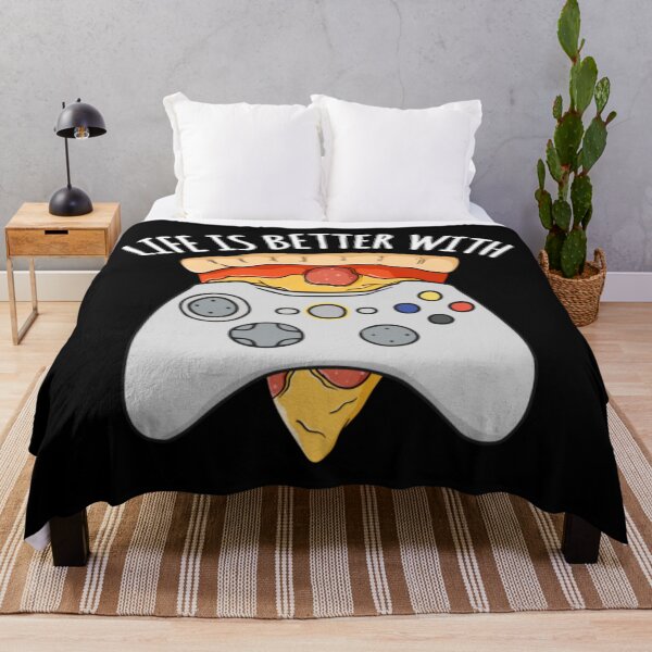 Item preview, Life Is Better With Pizza And Gaming  designed and sold by SammieCain.