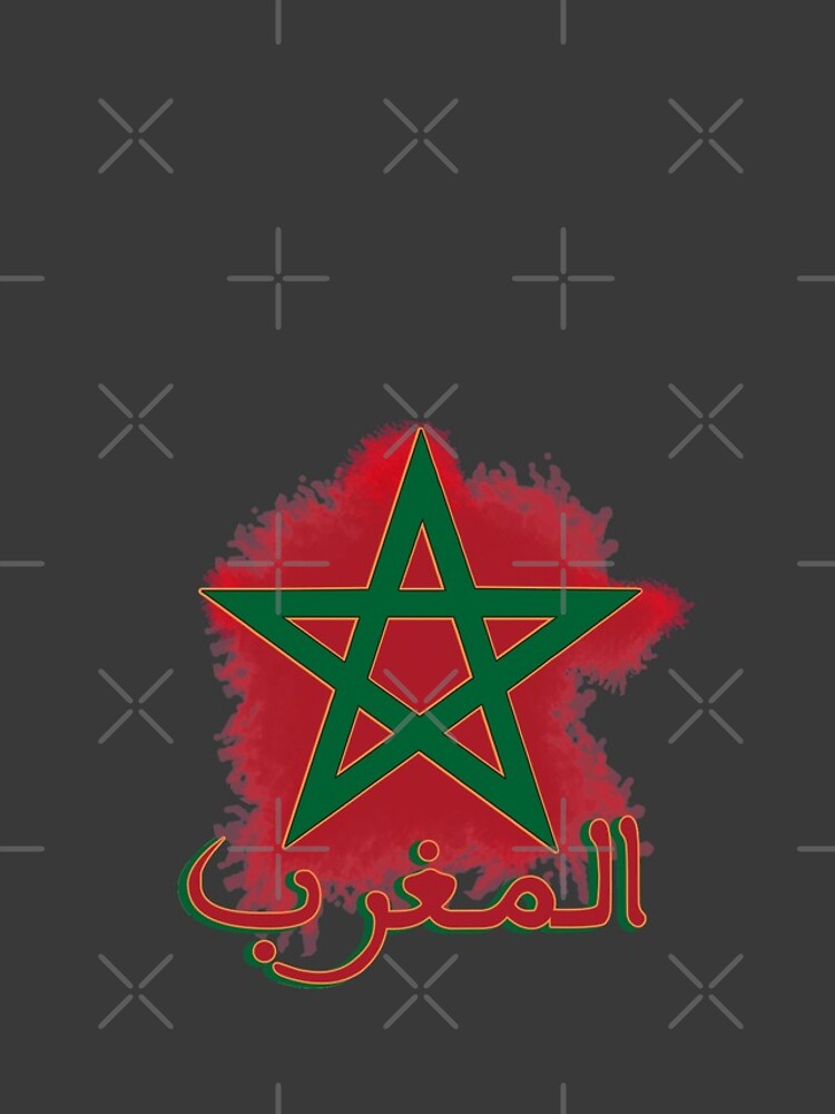 Tentures for Sale avec l'œuvre « Ancien drapeau marocain » de l'artiste  barotel34