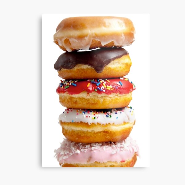 DONUT STACK Metal Print
