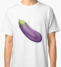 Eggplant Emoji Classic T-Shirt