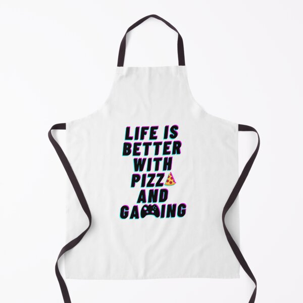 Item preview, Life Is Better With Pizza And Gaming designed and sold by SammieCain.